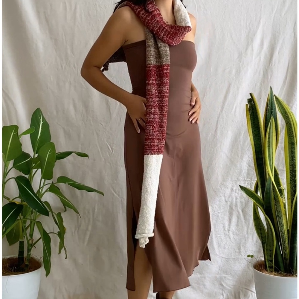 NWT Indigo Luna Agni Skirt Chocolate Brown L/XL